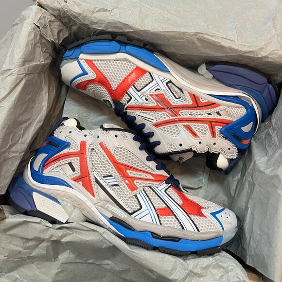 Balenciaga Blue And White Runners